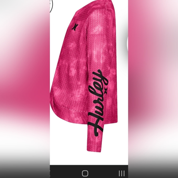 3/$25 🔵 HURLEY Twist Front Long Sleeve  Sz 6x with tags 🔵 3/$25 - Picture 3 of 12